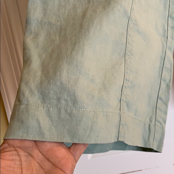Two star dog linen crop pants size 4 - Picture 6 of 8